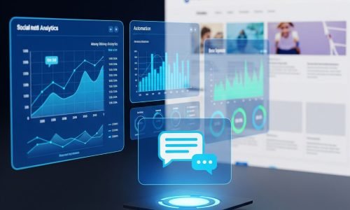 Social media with AI